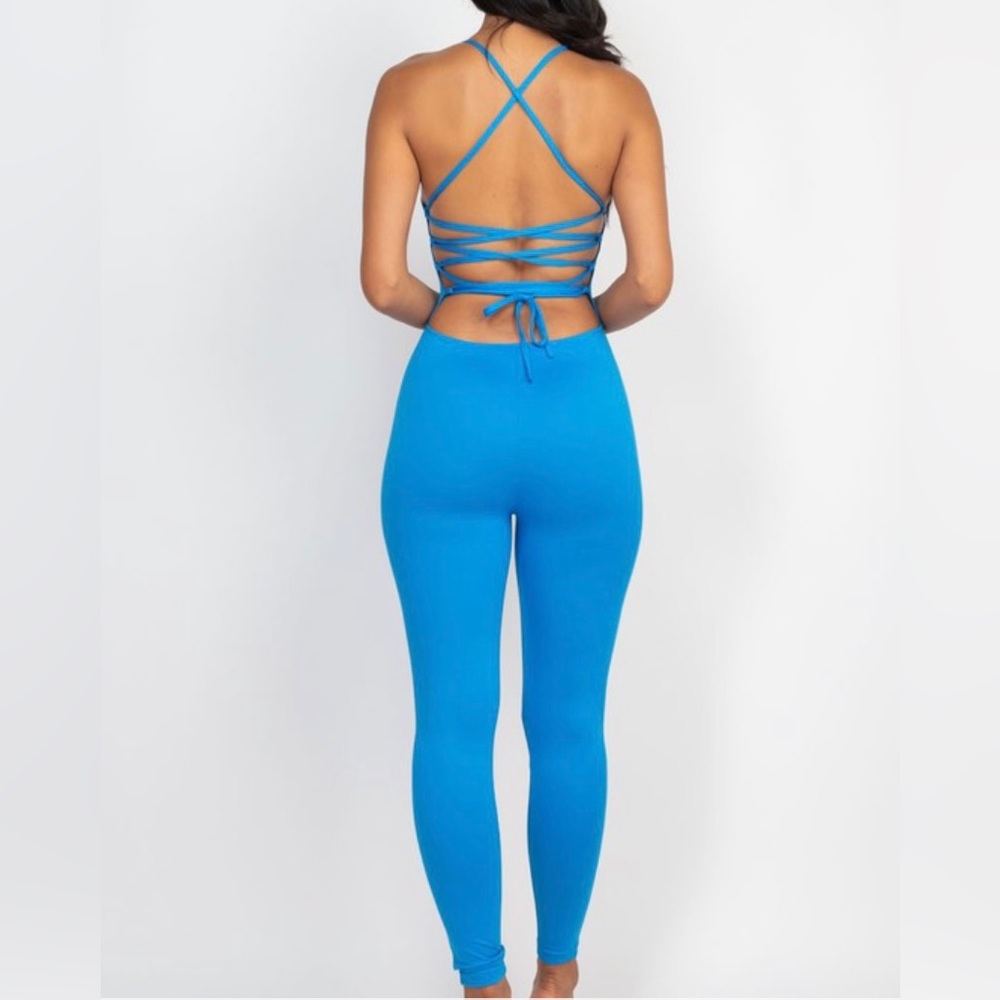 Lace Back One Piece